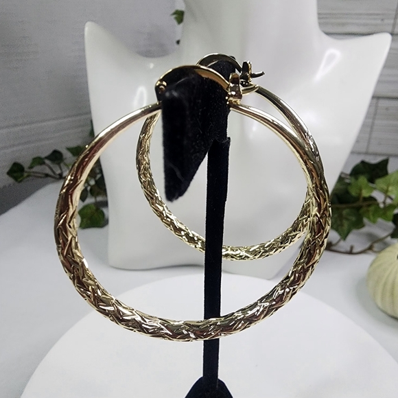 Gold Filled Hoop Earrings - Picture 4 of 10